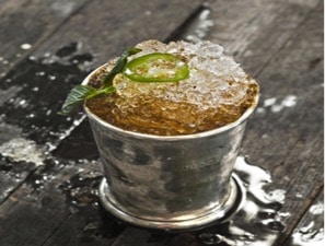 Jalapeño-Spiked Bourbon Julep Summer Cocktail