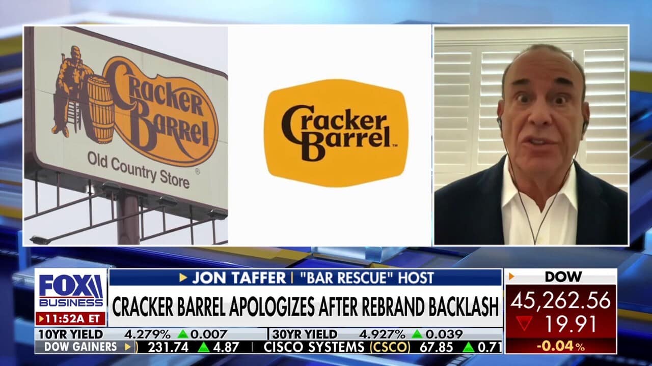 Cracker Barrel ‘completely blew’ rebrand, tossed away authenticity: Jon Taffer