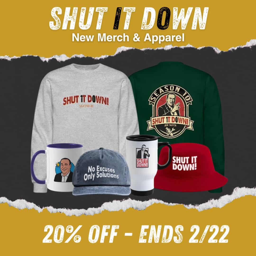 Shut it down merch